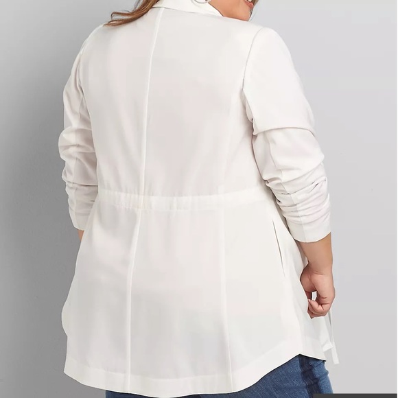 Satin Tie-Waist Jacket - Picture 2 of 3